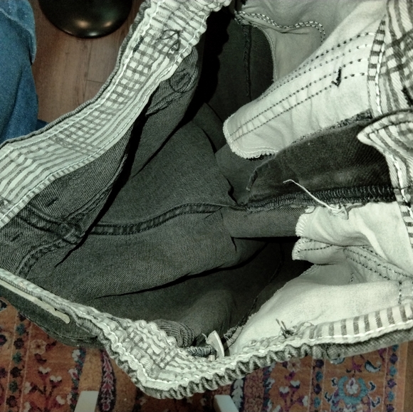 Vintage Lee no pocket Mom Jeans washed black 12 petite - Picture 5 of 6